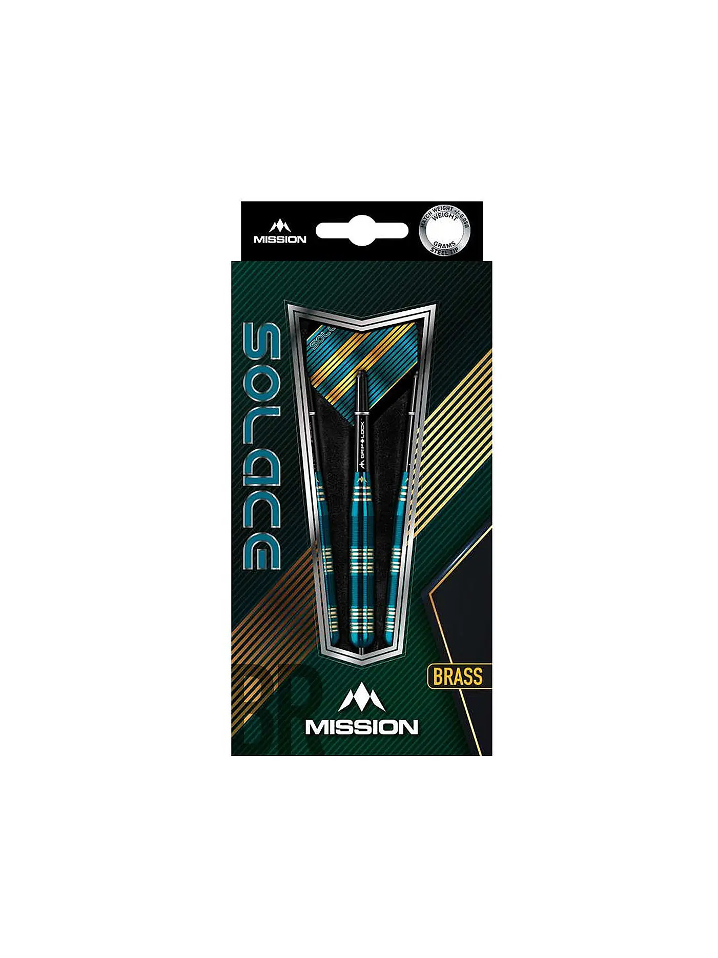 MISSION | Steeldart-Pfeile Solace M2 Brass 23g | 
